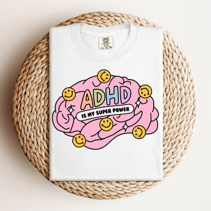 ADHD is My Super Power (Relaxed Fit T-shirt)