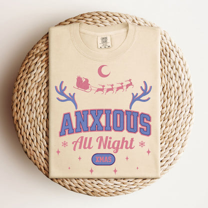 Anxious All Xmas Night (Relaxed Fit T-shirt)