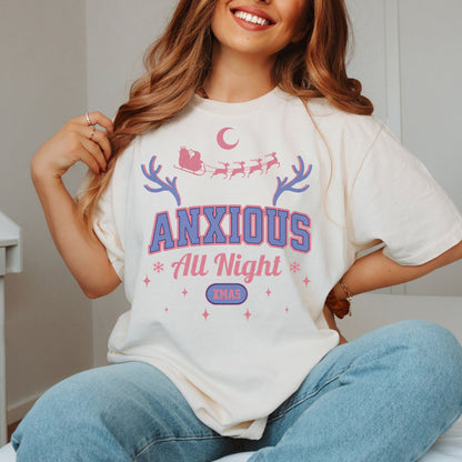 Anxious All Xmas Night (Relaxed Fit T-shirt)