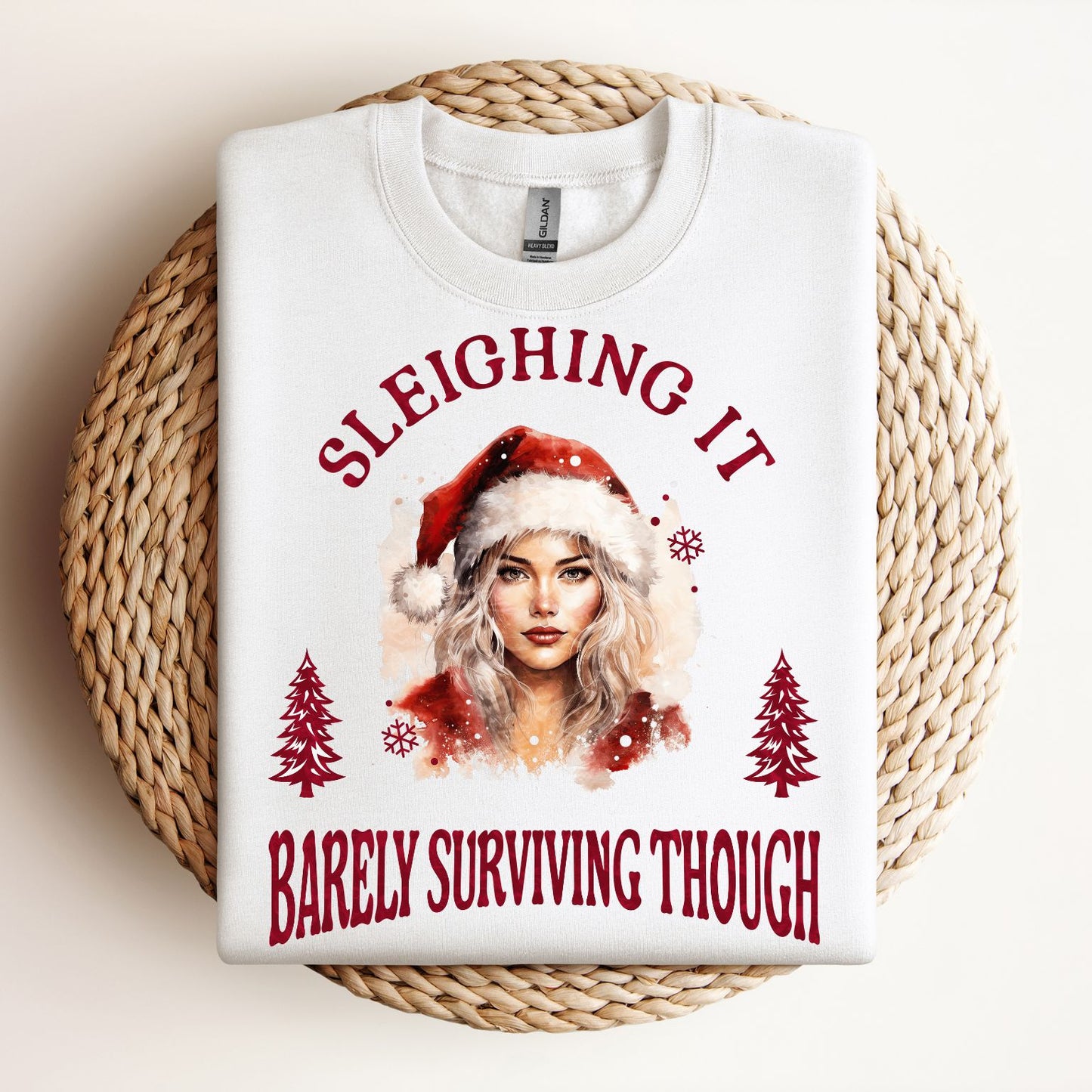 Sleighing It (Regular Sweatshirt)