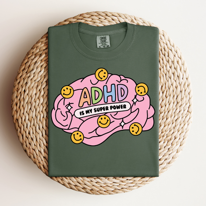 ADHD is My Super Power (Relaxed Fit T-shirt)