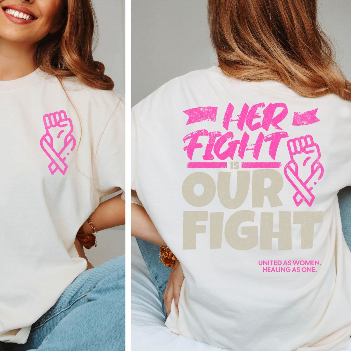 Breast Cancer Awareness (Relaxed Fit T-shirt)