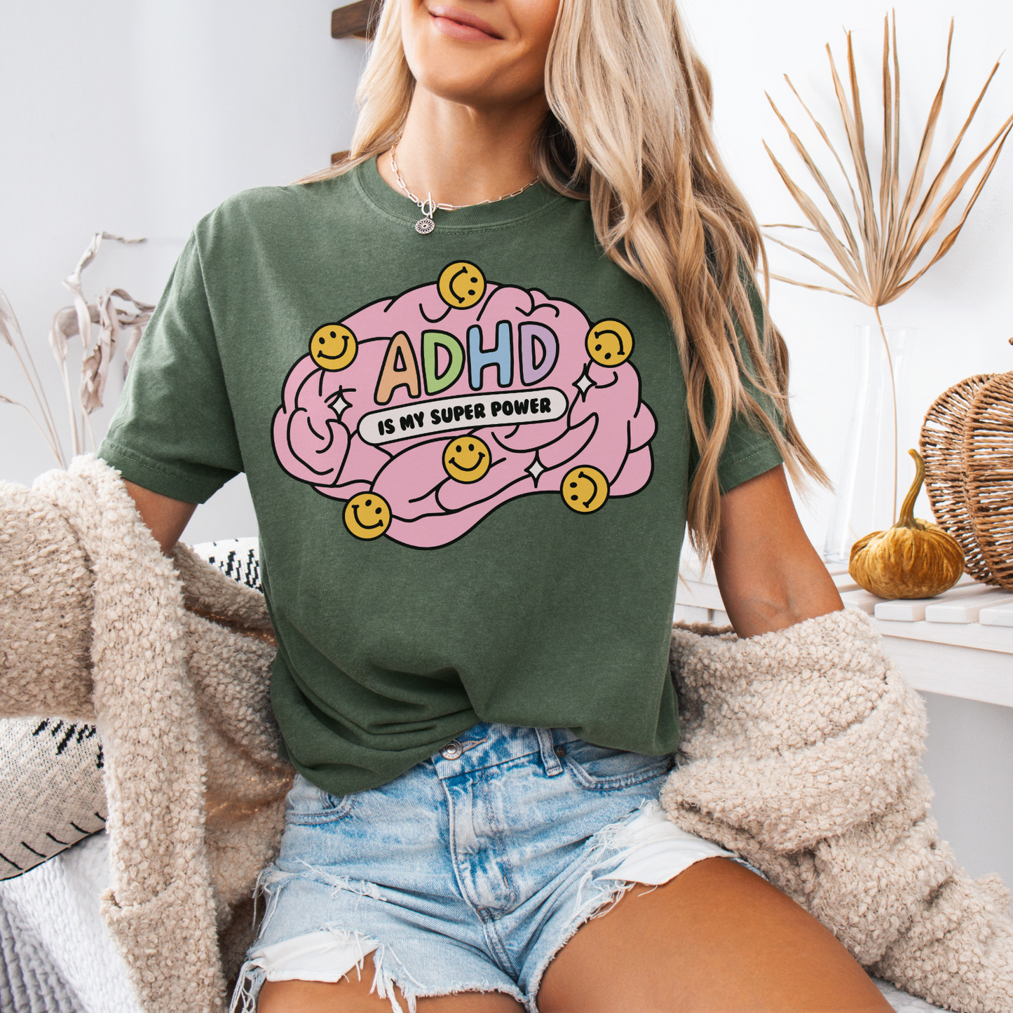 ADHD is My Super Power (Relaxed Fit T-shirt)