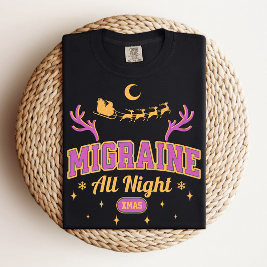 Migraine All Night (Relaxed Fit T-shirt)