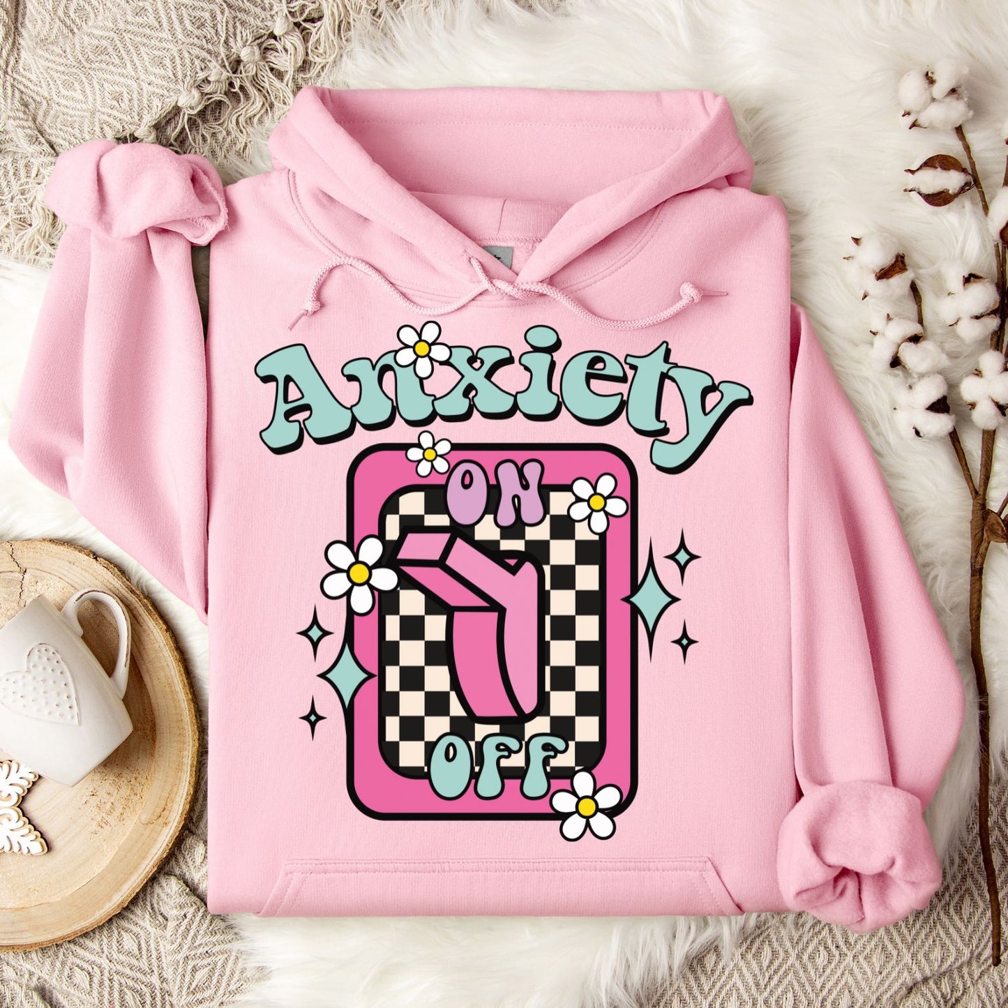 Anxiety Switch On/Off (Regular Hoodie)