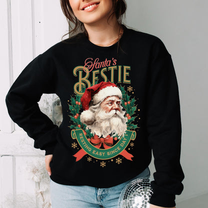 Santa's Bestie (Regular Sweatshirt)