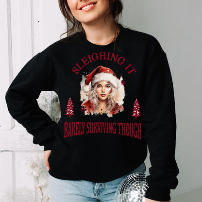 Sleighing It (Regular Sweatshirt)