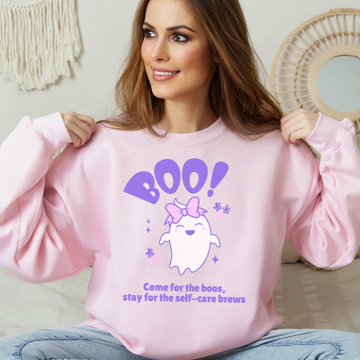 Come for the Boos (Regular Sweatshirt)