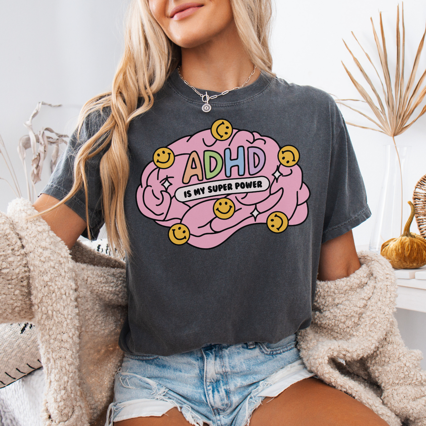 ADHD is My Super Power (Relaxed Fit T-shirt)