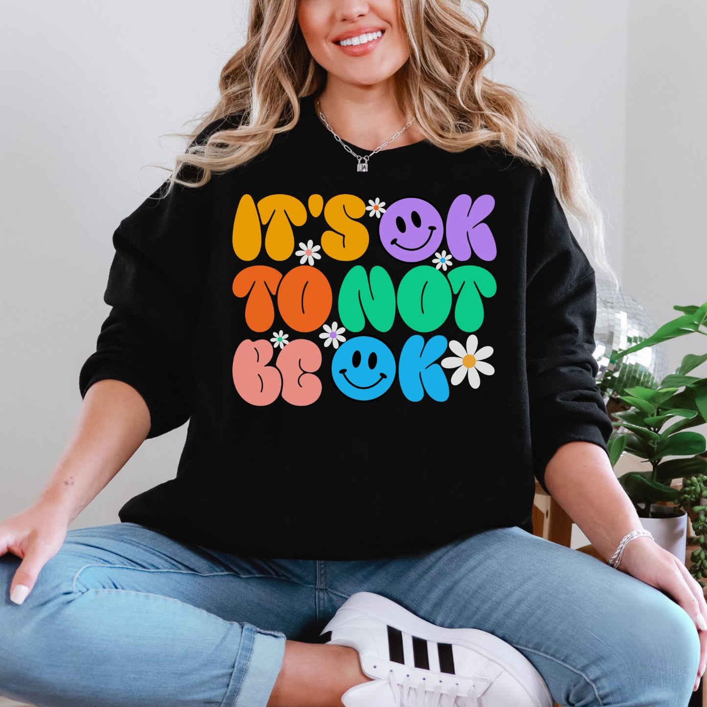 It's OK to Not Be OK Crewneck Sweatshirt