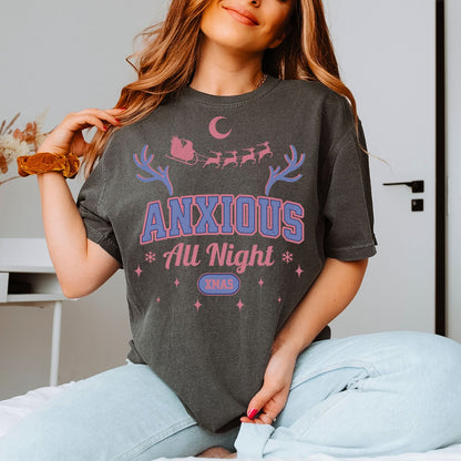 Anxious All Xmas Night (Relaxed Fit T-shirt)