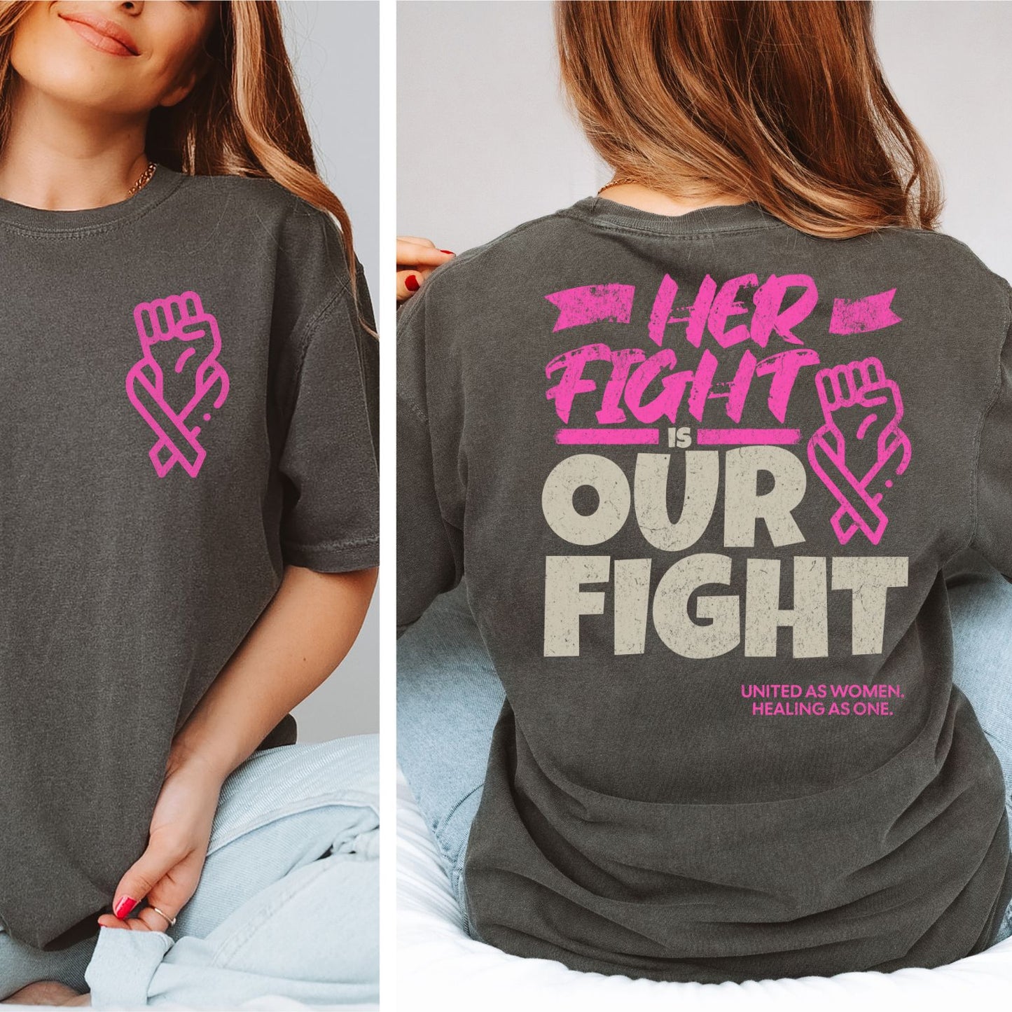 Breast Cancer Awareness (Relaxed Fit T-shirt)