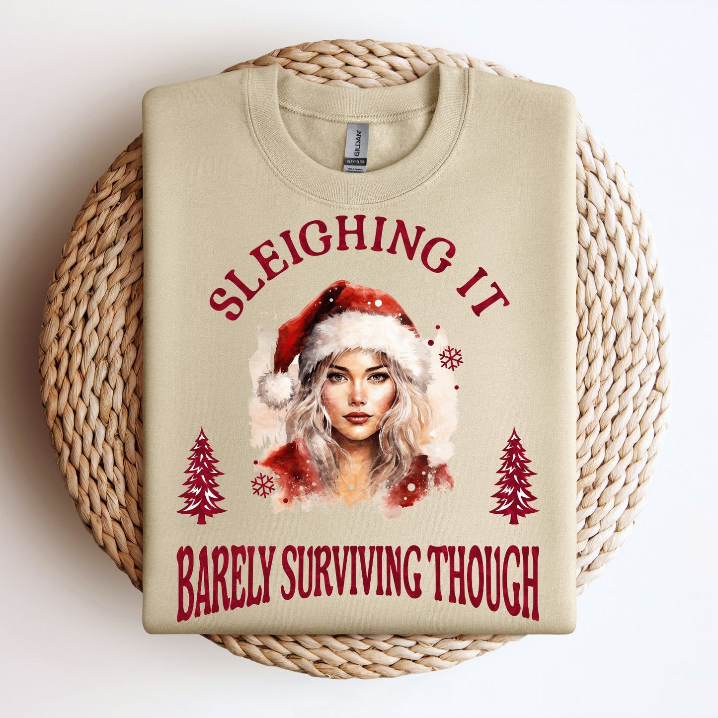 Sleighing It (Regular Sweatshirt)