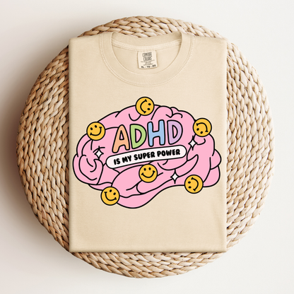 ADHD is My Super Power (Relaxed Fit T-shirt)