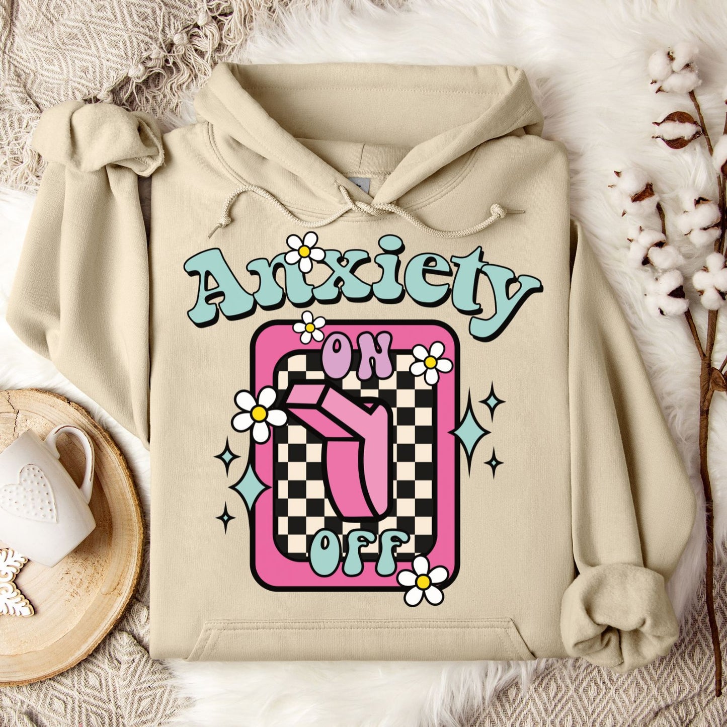 Anxiety Switch On/Off (Regular Hoodie)