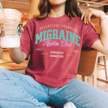 Migraine Fighter Club (Relaxed Fit T-shirt)