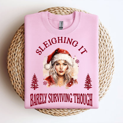 Sleighing It (Regular Sweatshirt)