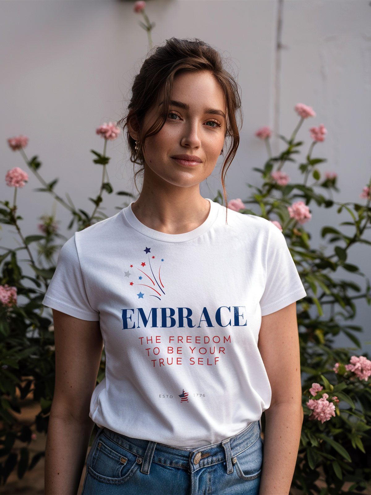 Embrace Freedom (Regular Fit T-shirt) - Self Love Saga  Self-love Apparel, Mental Health Matters