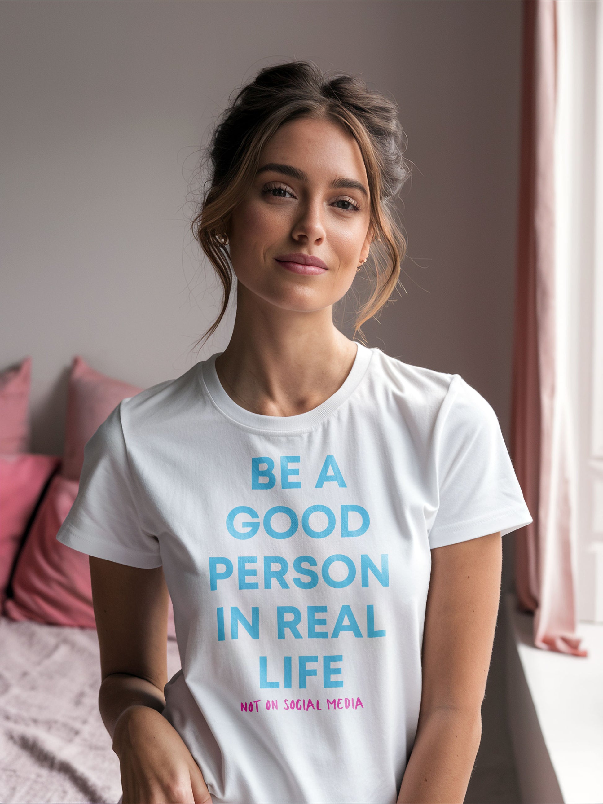 Good Person In Real Life | Unisex t-shirt - Self Love Saga  Self-love Apparel, Mental Health Matters