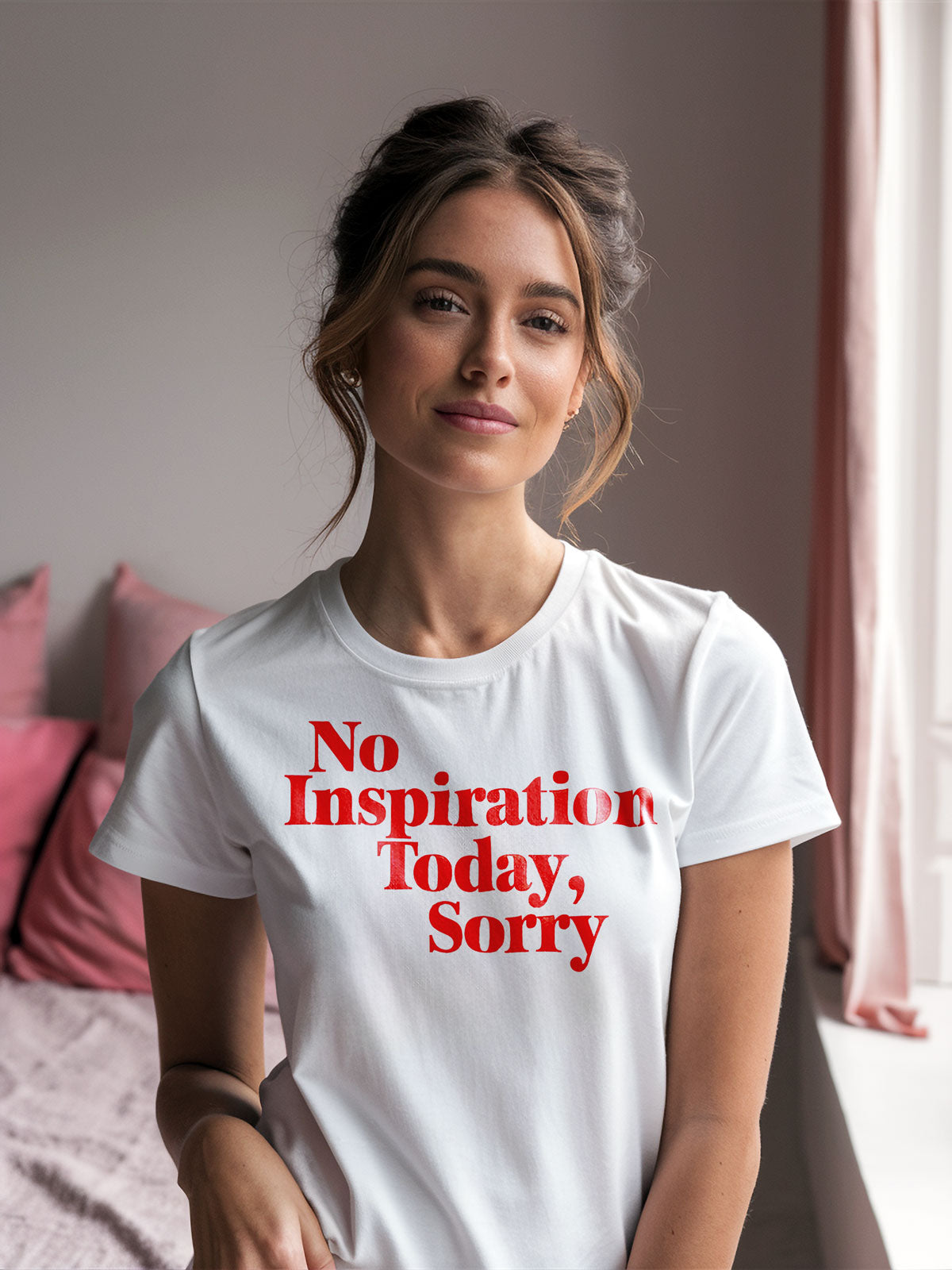 No Inspiration Today (Regular Fit T-shirt) - Self Love Saga  Self-love Apparel, Mental Health Matters