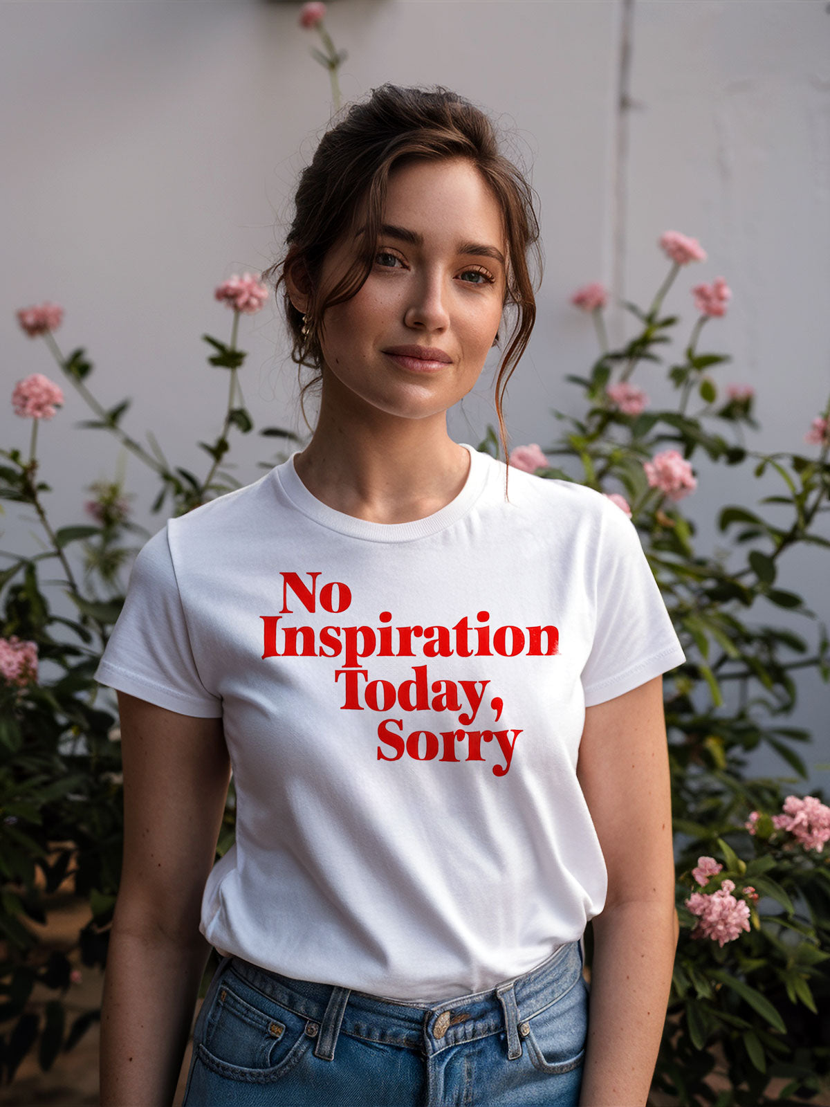 No Inspiration Today (Regular Fit T-shirt) - Self Love Saga  Self-love Apparel, Mental Health Matters