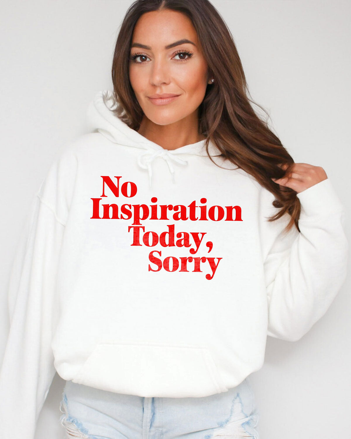 No Inspiration Today (Hoodie - Self Love Saga  Self-love Apparel, Mental Health Matters