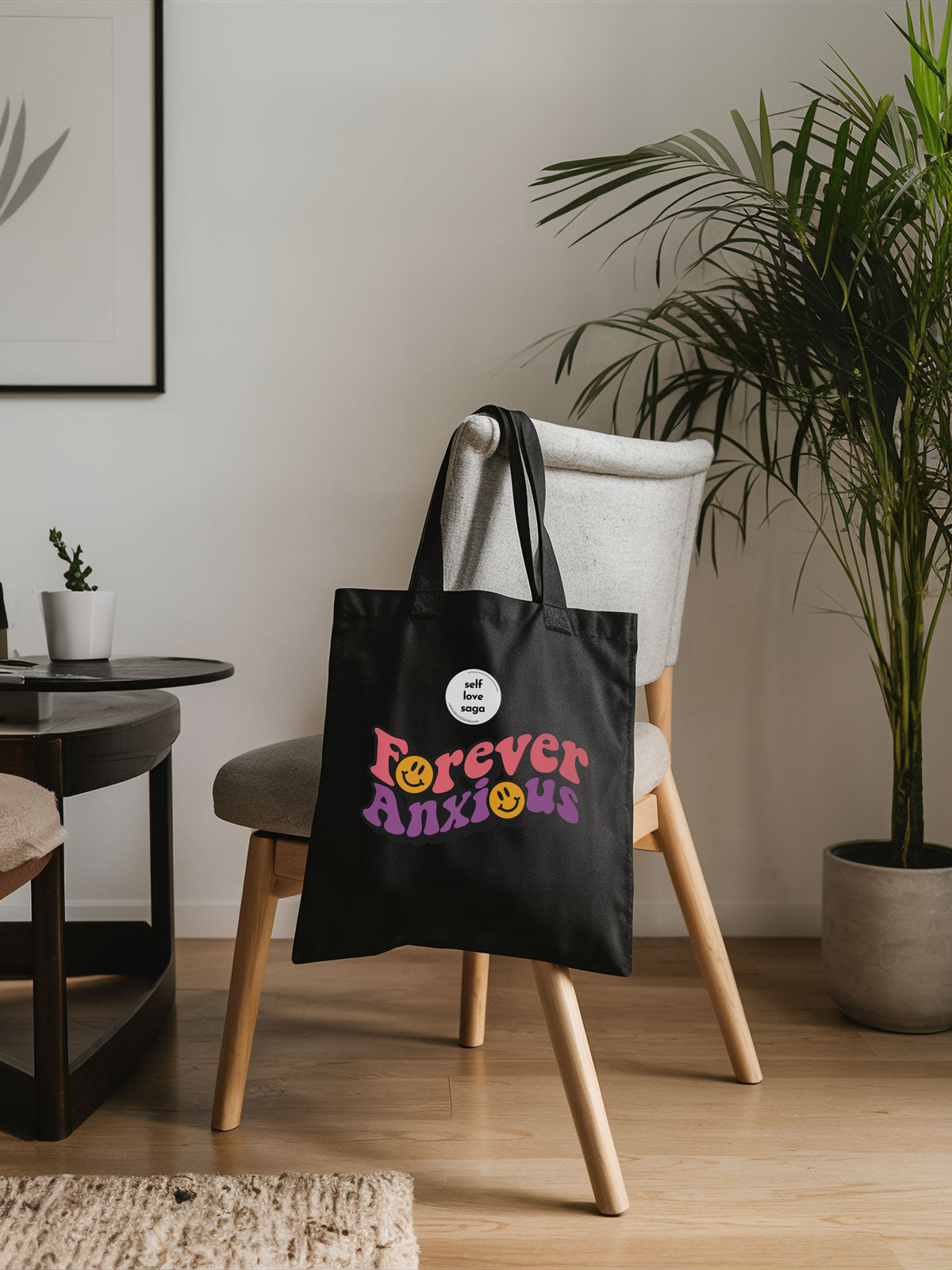 Forever Anxious (Eco Tote Bag) - Self Love Saga  Self-love Apparel, Mental Health Matters