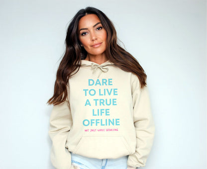 Not only when scrolling | Unisex Hoodie - Self Love Saga  Self-love Apparel, Mental Health Matters