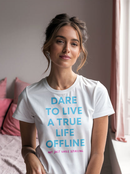 Not only when scrolling (Regular Fit t-shirt) - Self Love Saga  Self-love Apparel, Mental Health Matters