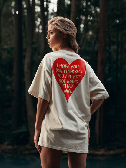 Don’t Look Back (Relaxed Fit T-shirt) - Self Love Saga  Self-love Apparel, Mental Health Matters