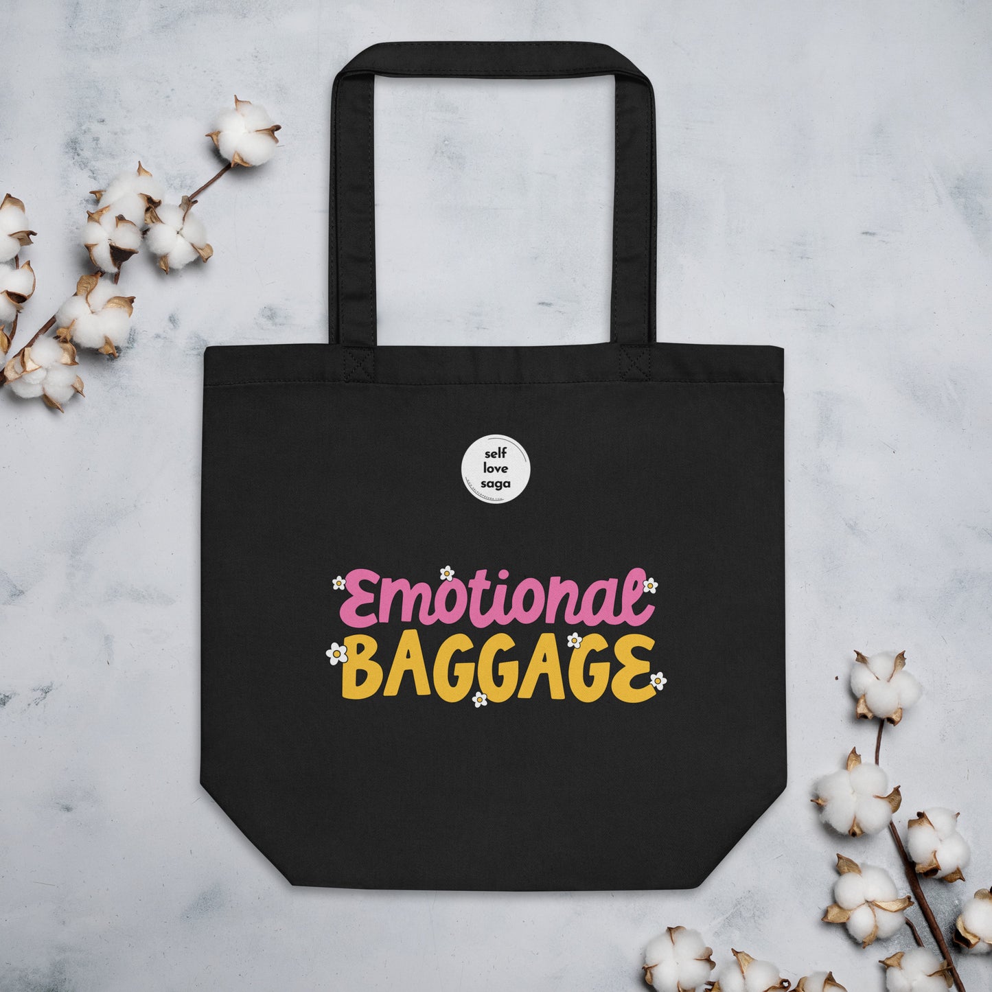 Emotional Baggage | Eco Tote Bag - Self Love Saga  Self-love Apparel, Mental Health Matters