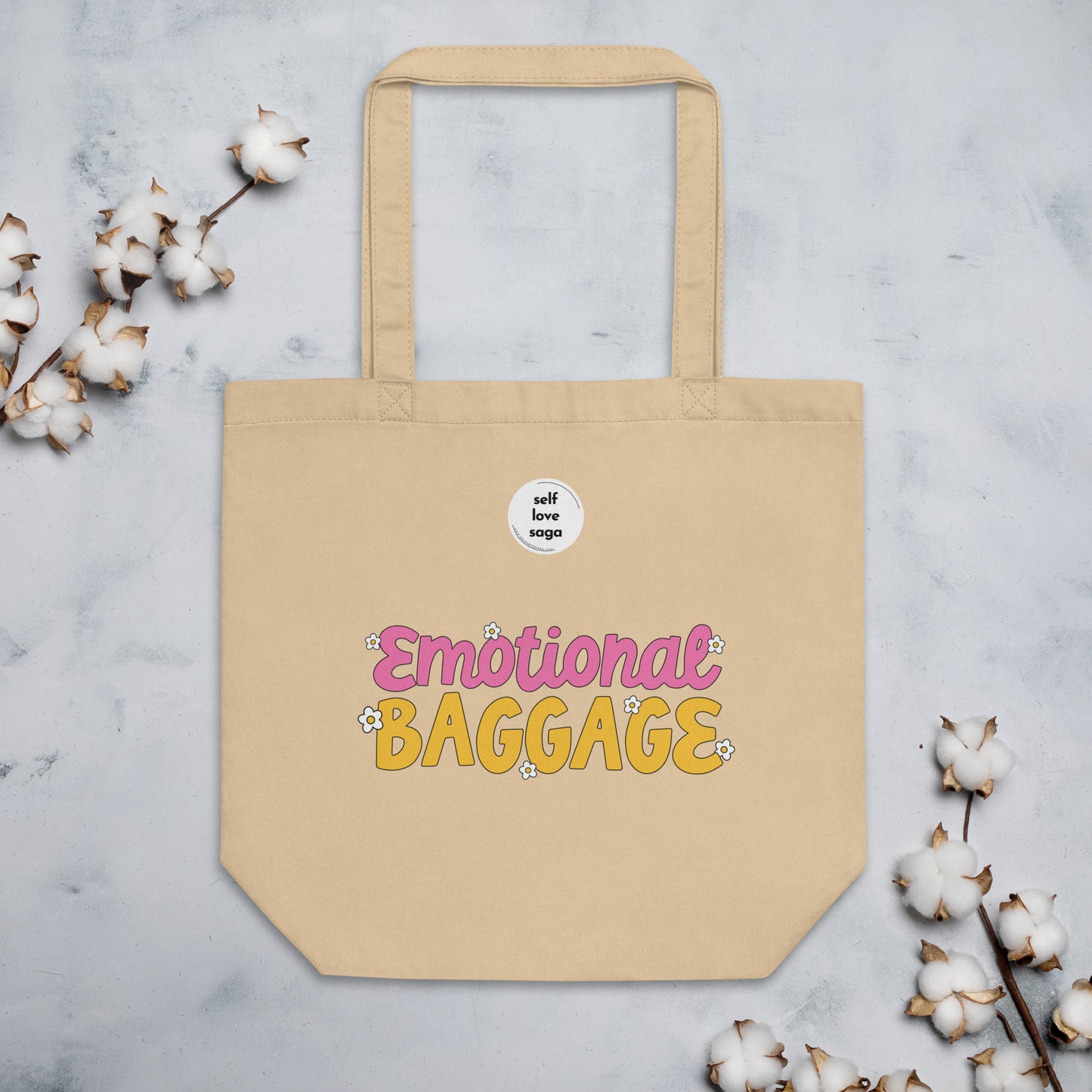 Emotional Baggage | Eco Tote Bag - Self Love Saga  Self-love Apparel, Mental Health Matters