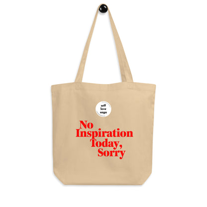 No Motivation Today (Eco Tote Bag) - Self Love Saga  Self-love Apparel, Mental Health Matters