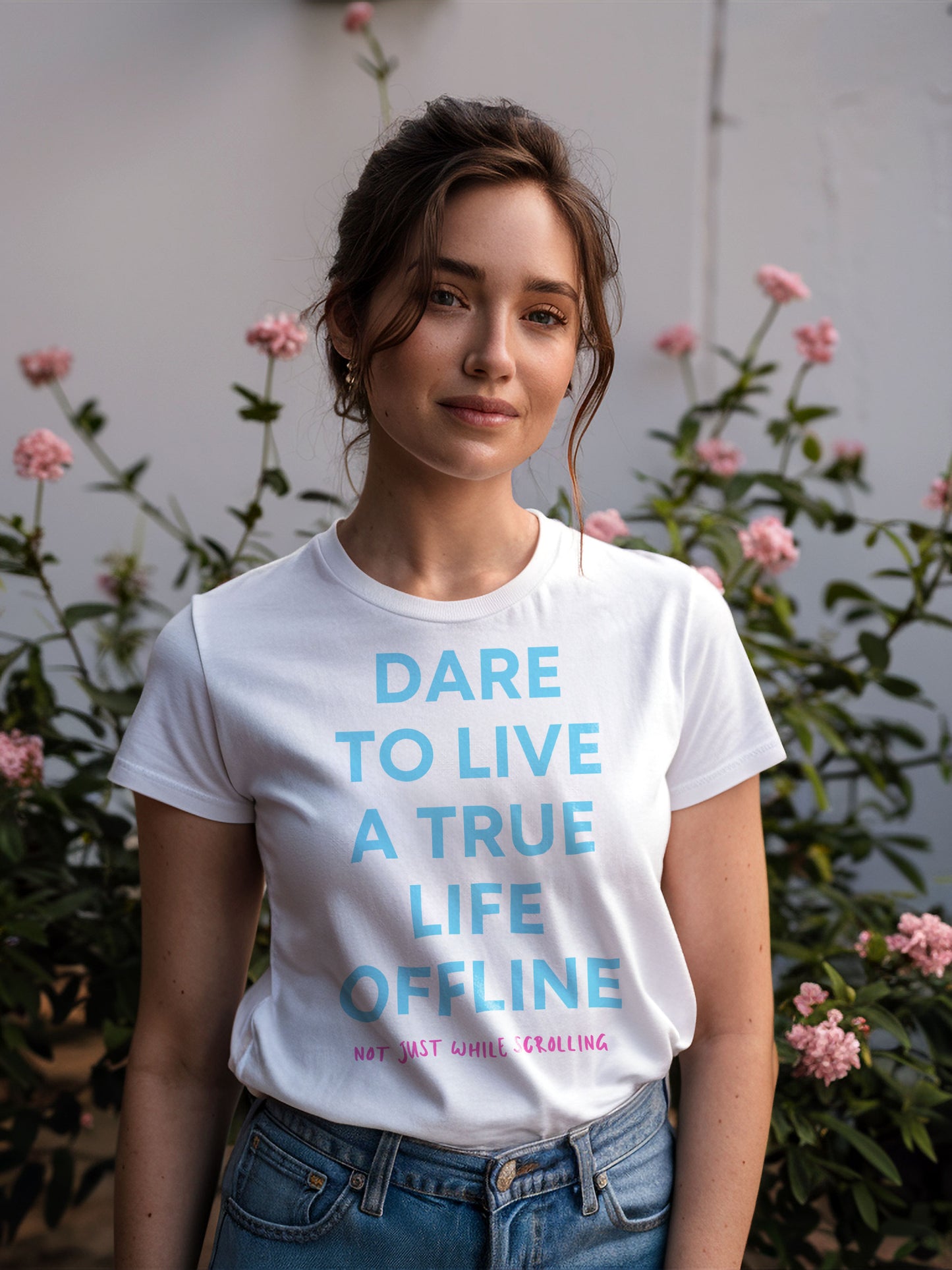 Not only when scrolling (Regular Fit t-shirt) - Self Love Saga  Self-love Apparel, Mental Health Matters