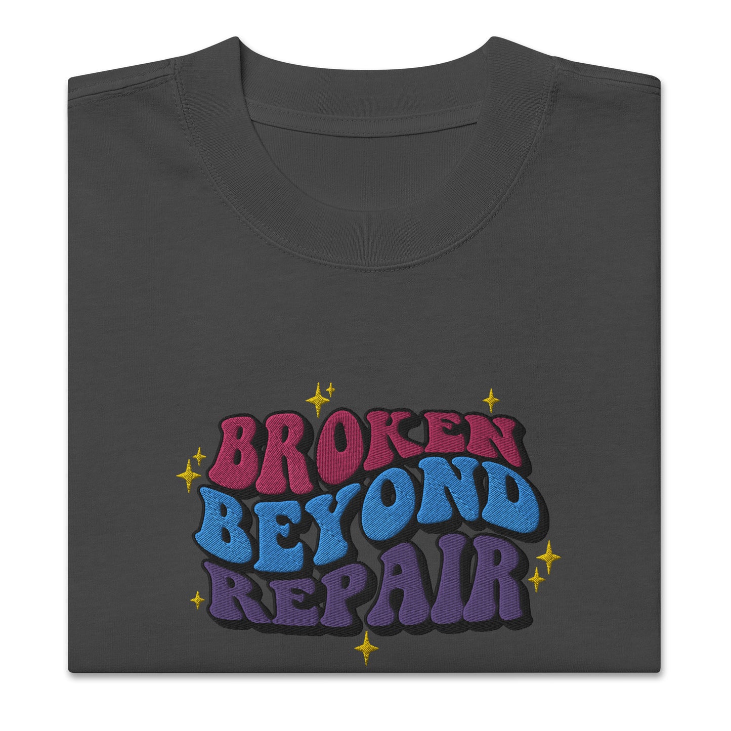 Broken Beyond Repair | Oversized faded t-shirt - Self Love Saga  Self-love Apparel, Mental Health Matters