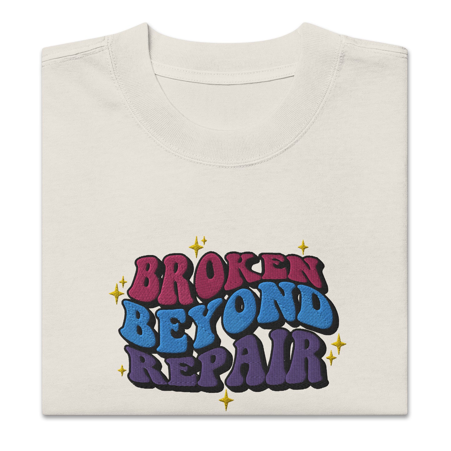 Broken Beyond Repair | Oversized faded t-shirt - Self Love Saga  Self-love Apparel, Mental Health Matters