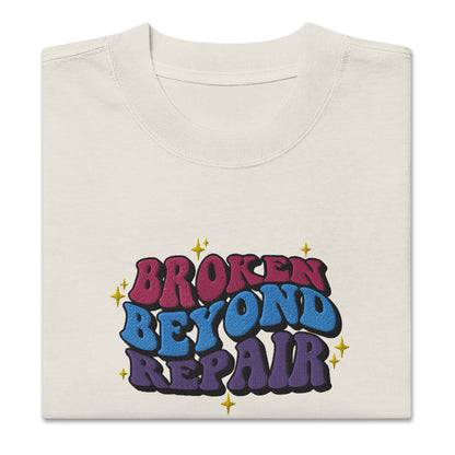 Broken Beyond Repair | Oversized faded t-shirt - Self Love Saga  Self-love Apparel, Mental Health Matters