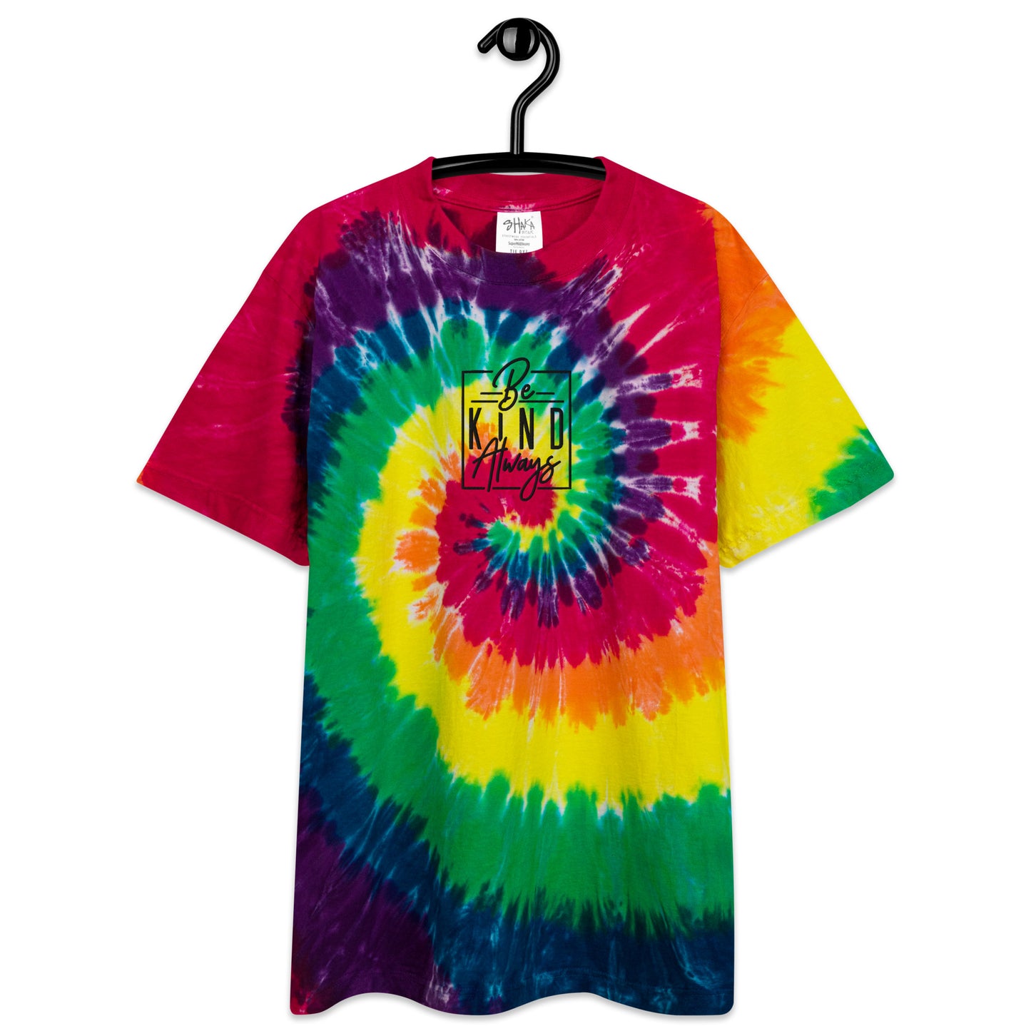 Oversized tie-dye t-shirt | Be Kind Always - Self Love Saga  Self-love Apparel, Mental Health Matters