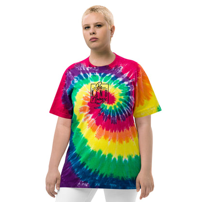 Oversized tie-dye t-shirt | Be Kind Always - Self Love Saga  Self-love Apparel, Mental Health Matters