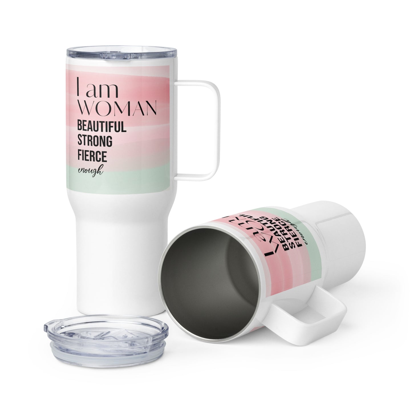 I am Fierce & Strong | Travel Mug - Self Love Saga  Self-love Apparel, Mental Health Matters