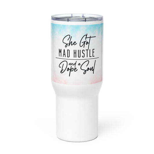 Mad Hustle | Travel Mug - Self Love Saga  Self-love Apparel, Mental Health Matters