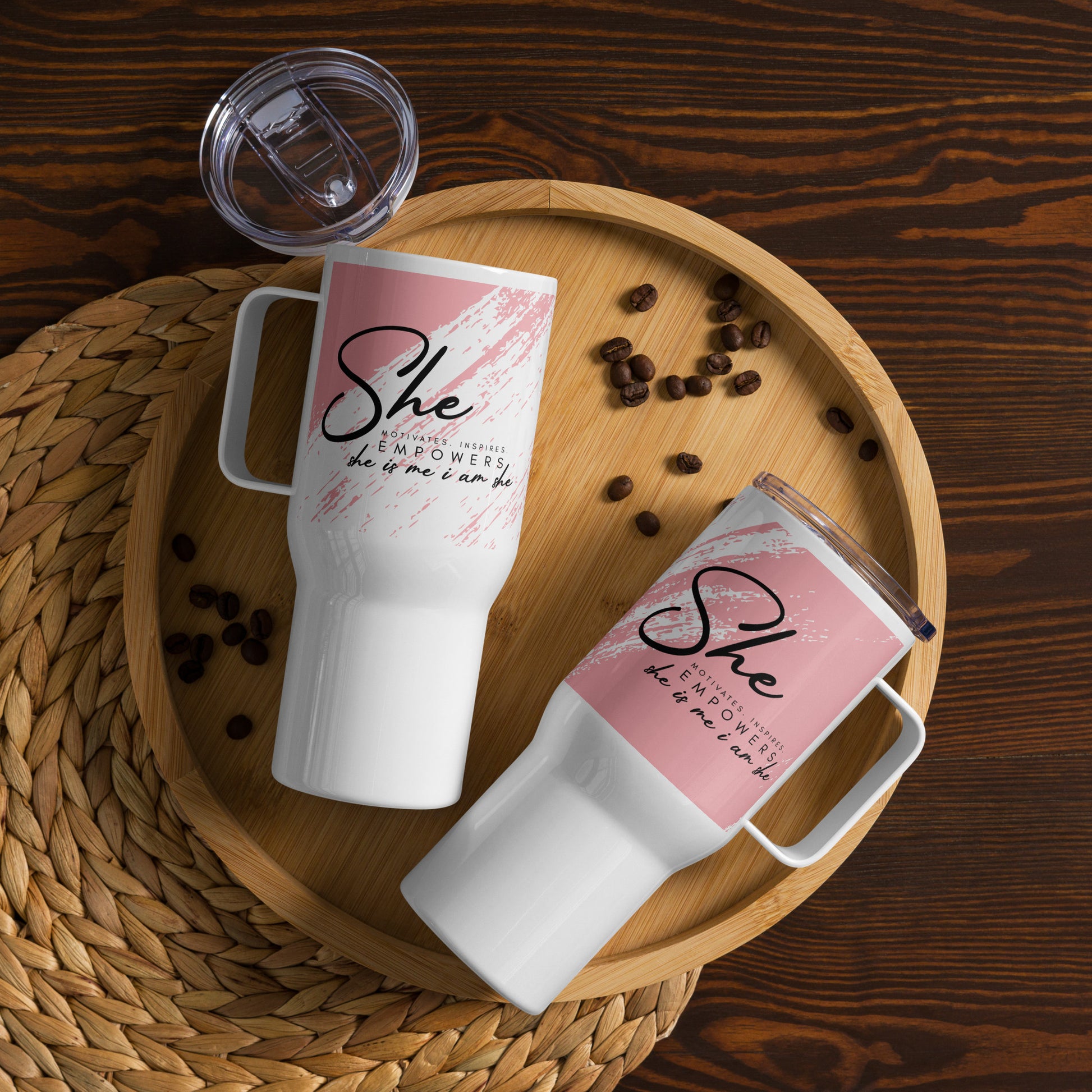 She Empowers | Travel mug - Self Love Saga  Self-love Apparel, Mental Health Matters