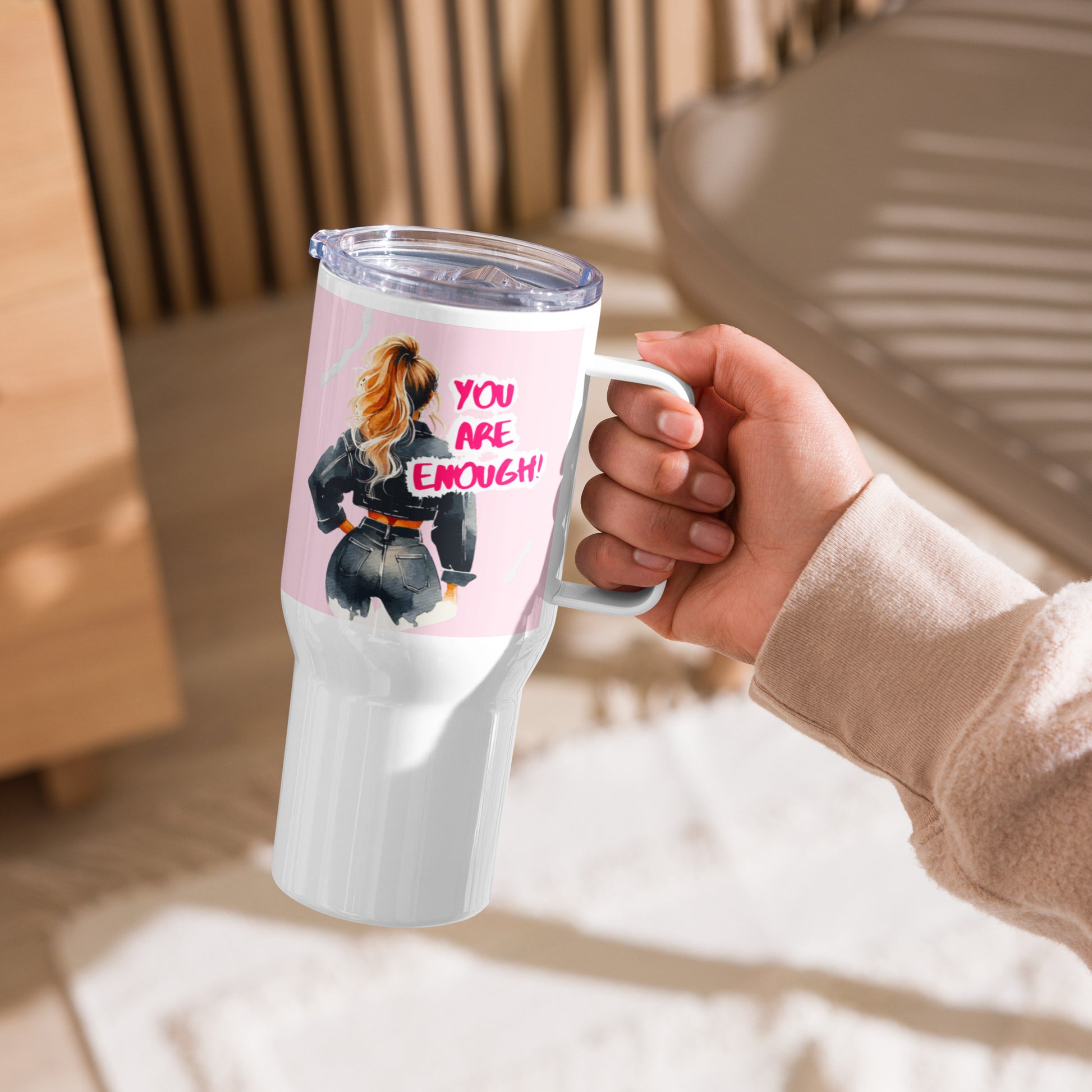 Your Are Enough | Travel mug - Self Love Saga  Self-love Apparel, Mental Health Matters