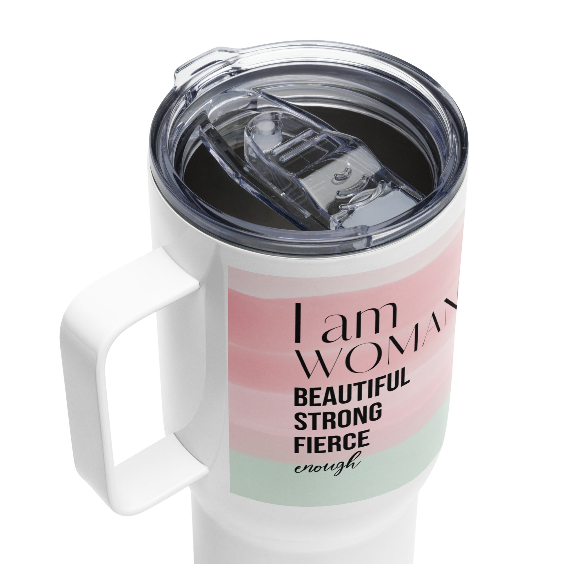 I am Fierce & Strong | Travel Mug - Self Love Saga  Self-love Apparel, Mental Health Matters