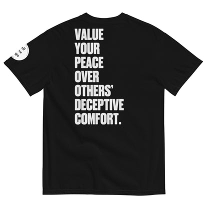 Value Your Peace | Unisex garment-dyed heavyweight t-shirt