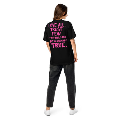 Love All. Trust Few | Relaxed Fit T-Shirt - Self Love Saga  Self-love Apparel, Mental Health Matters