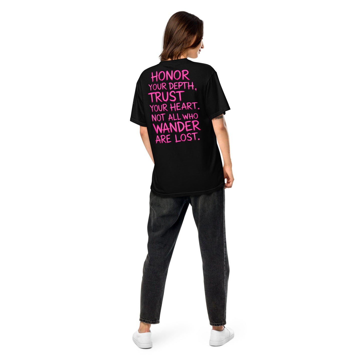 Honor Your Depth (Relaxed Fit T-Shirt) - Self Love Saga  Self-love Apparel, Mental Health Matters