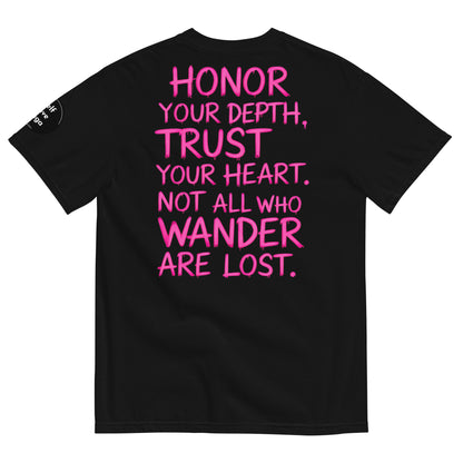 Honor Your Depth (Relaxed Fit T-Shirt) - Self Love Saga  Self-love Apparel, Mental Health Matters