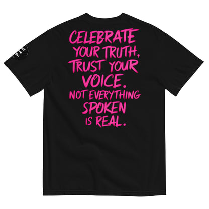 Celebrating Your Truth | Unisex garment-dyed heavyweight t-shirt - Self Love Saga  Self-love Apparel, Mental Health Matters