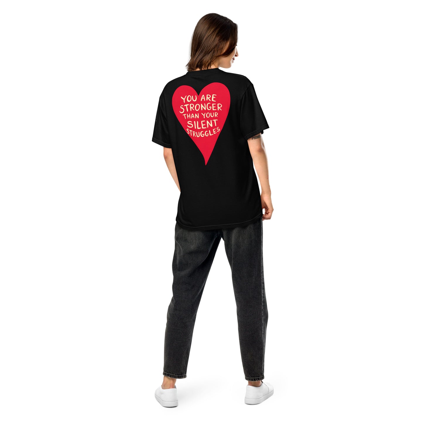 Your Silent Struggles (Relaxed Fit T-shirt) - Self Love Saga  Self-love Apparel, Mental Health Matters